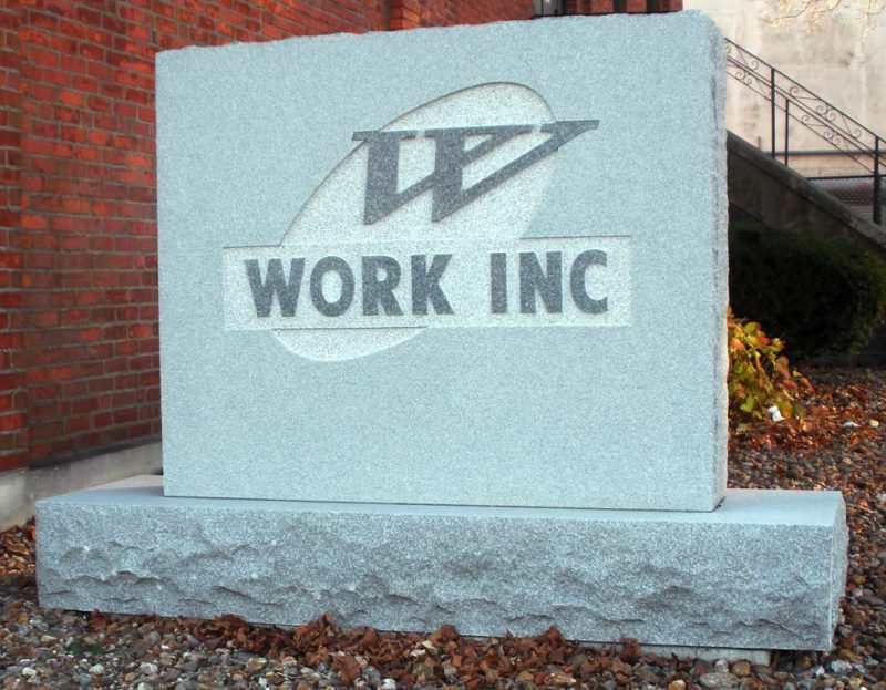 granite sign