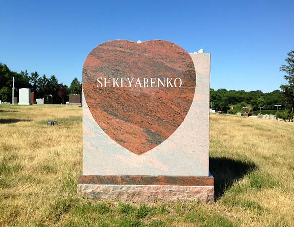 heart shaped monument