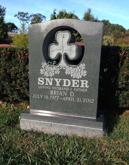 monument with shamrock
