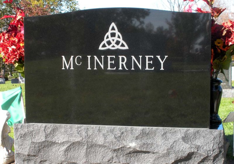 polished black monument
