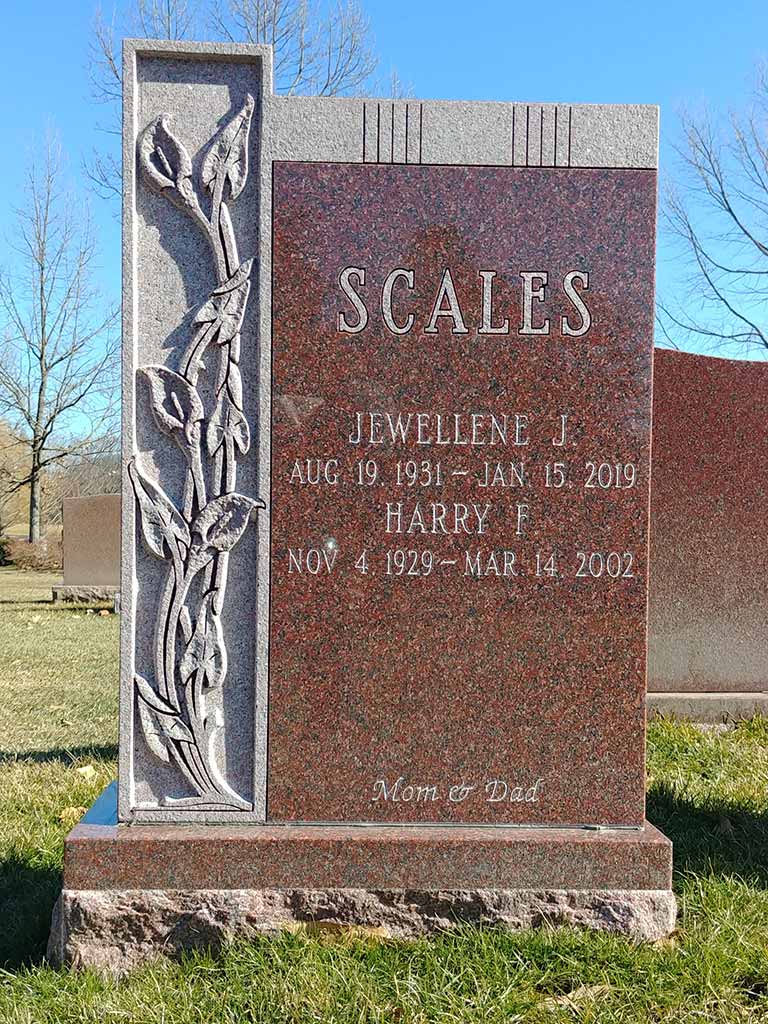 Elaborate Polished Granite Monument