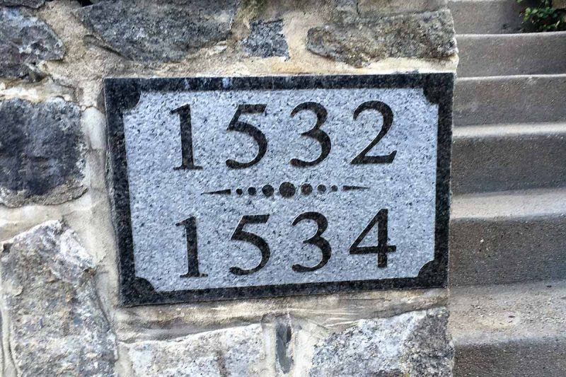 Granite House Numbers