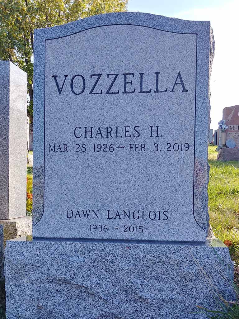 Gray Granite Monument