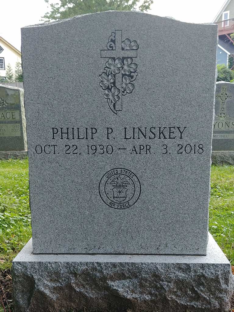 Irish Themed Monument with Air Force Seal