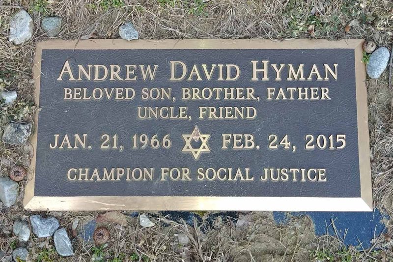 Jewish Themed Bronze Marker