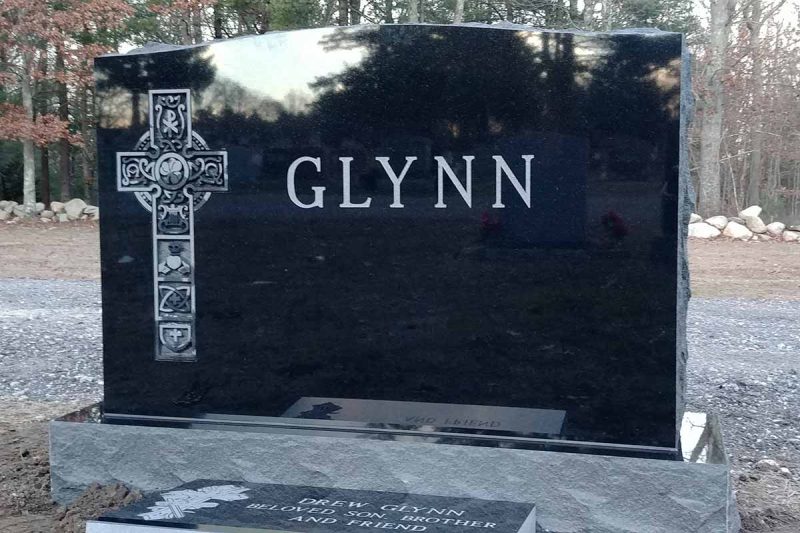 Polished Dark Irish Themed Monument